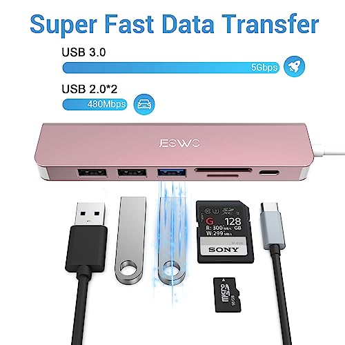 Hub USB C multi-port pour télétravail sur MacBook Air et iPad