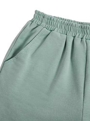 Image of SOLY HUX Girls 3 Packs Sweat Shorts Elastic Waist Casual Summer SweatShorts Teen Apparel