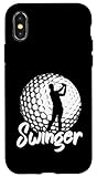 Installation facile Golfeur échangiste Coque pour iPhone X/XS
