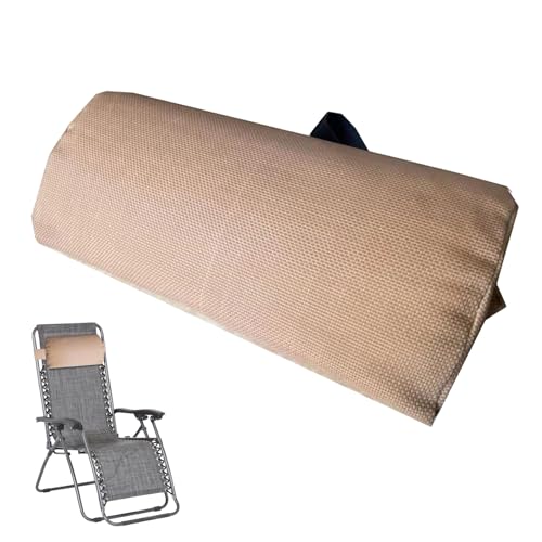 Genérico Cojín de Soporte para el Cuello para sillones relajantes - Almohada ergonómica L con Cubierta extraíble | Almohada Cervical para Soporte para Cuello en l jardín o en casa, Tumbona y Plegable