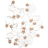 Bouteille à vœux en verre : cette bouteille en verre peut servir de bouteille votive, d'objet de décoration ou de cadeau pour vos proches