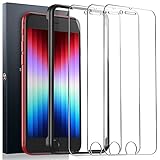 iphone 6 64 gb kaufen  LK 3 Stück Hartglas kompatibel mit iPhone SE 2022/2020/3, Displayschutzfolie für iPhone 8/7/6S/6, blasenfrei und kratzfest, mit Installationsrahmen (Härtegrad 9H, Ultra HD)