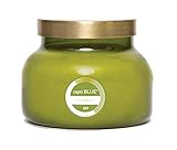 Aspen Bay Capri Blue Large Signature Jar Candle 19 oz-Holiday Green-Volcano