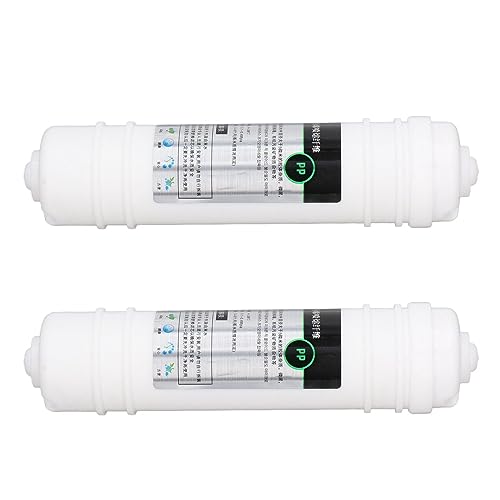 2 Stück Wasserfilter-Ersatzfilter, 10 Zoll, PP-Baumwolle Mit Schnellanschluss, ABS-Gehäuse, Für Die Filtration Von 5μm Partikeln