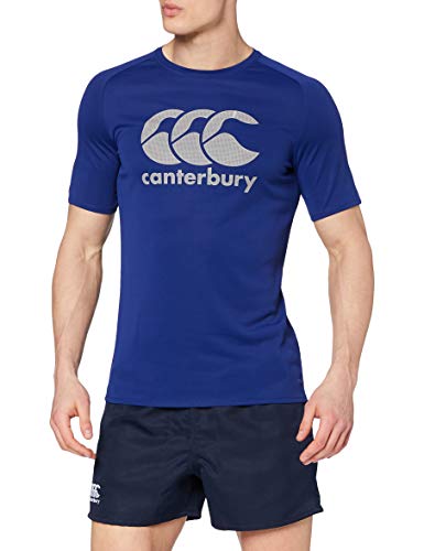 Canterbury Vapodri Gros Logo T-Shirt Homme Bleu Roi FR : M (Taille Fabricant : M)