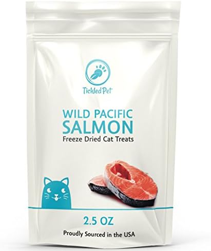 TickledPet Wild Pacific Freeze Dried Salmon Cat & Dog Treats 2.5oz