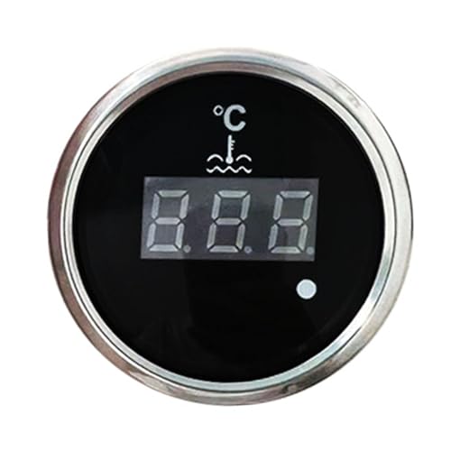 Medidor digital de temperatura del agua 12V universal para moto y coche 6