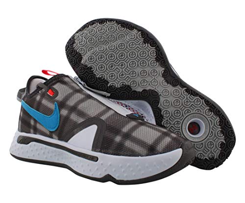 Nike PG 4 Herren Basketball Trainers CD5079 Sneakers Schuhe (UK 10 US 11 EU 45, Football Grey laer Blue 002) – Ansicht 2