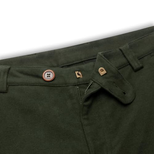 Monarch II Moleskin Jeans - Dark Olive 38'', Green4