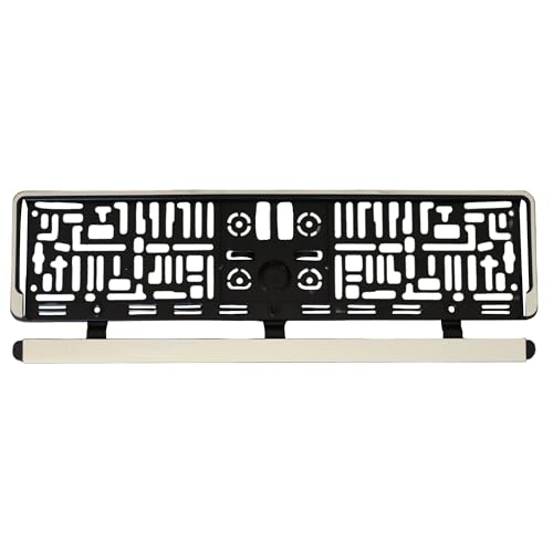 Soporte para matrícula cromado Coche Universal - Porta matriculas cromado remolque - Portamatriculas cromado vehiculo - soporte matricula cromado - fija matriculas