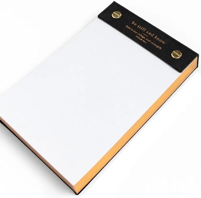 Small Notepad with 120 Blank Pages, 4x6 Black Desktop Notepad, Prayer Gratitude Journal Note Pad, Bible Study Supplies for Women, Religious Christian Gifts (Love Never Fails) image 3
