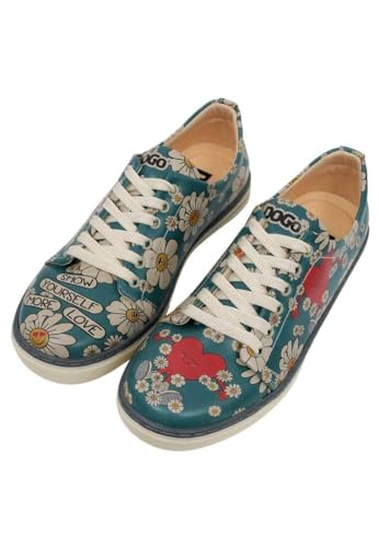 SneakerFemme Dogo design exclusif illustré et semelle de marche souple