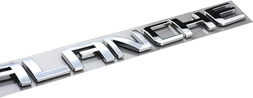 Vista 8 de Aimoll - 1 placa de identificación de avalancha de repuesto para GM Chevrolet (negro)