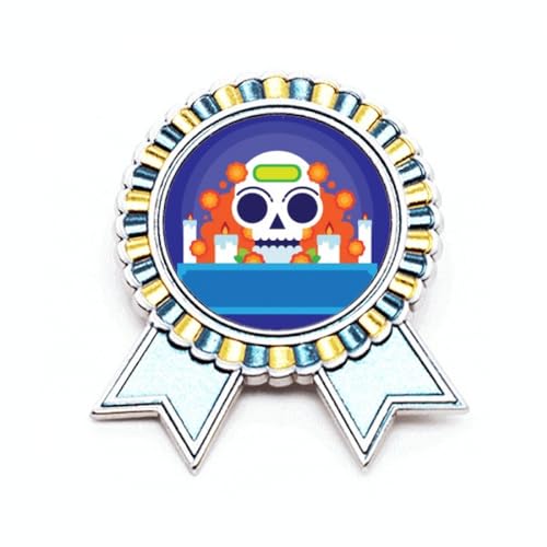 México Candy Skeleton Day Of Dead - Broche para ganador