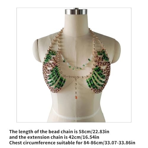 Sujetador de cristal de alta pureza y joyería corporal exclusiva para top de fiesta 5