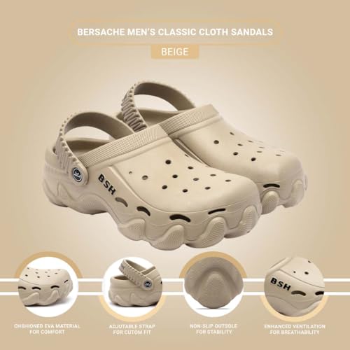 Image of BERSACHE Extra Soft Classic Casual with Regular wear with Ultra Soft & Flexibility Technology Clog for Men's & Boy's
