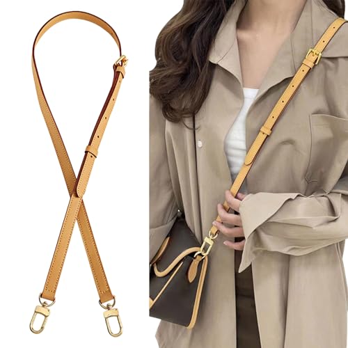 Genuine Vachetta Leather Shoulder Bag Strap Crossbody Replacement Adjustable for Speedy Handbag or Purse2