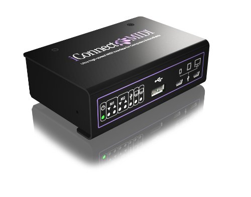 iConnectMIDI - Enhanced MIDI interface for iPad and all iOS devices, Mac or PC, MIDI-DIN, MIDI-USB (ICM-0101)