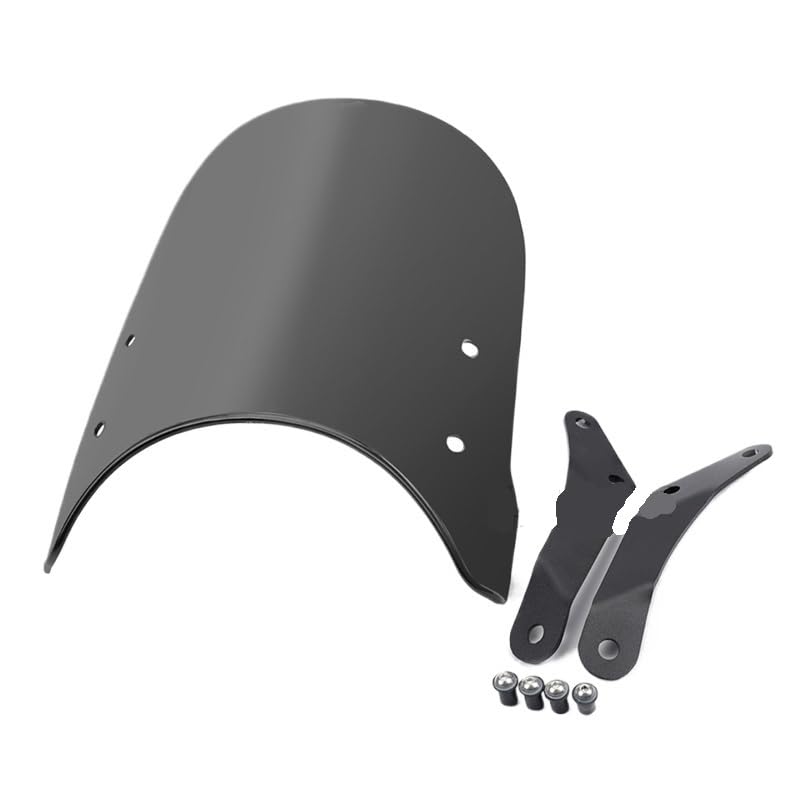 Saute-vent Scrambler 1200 protection vent carénage phare Thruxton 1200R