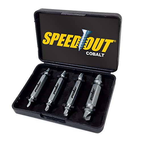 Ontel SpeedOut Cobalt Damaged Screw Extractor Kit, 4 Piece Set - Image 2