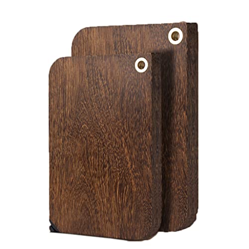 Tabla de cortar de madera gruesa para cocina, tabla de cortar de doble cara con asas para carne, pescado, verduras, queso, tabla de cortar para tallar carne o verduras