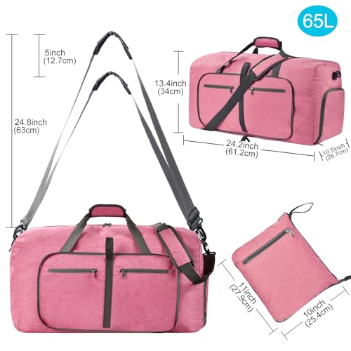 Image of Felipe Varela Foldable Duffle Bag for Travel Weekend Overnight Gym Camping