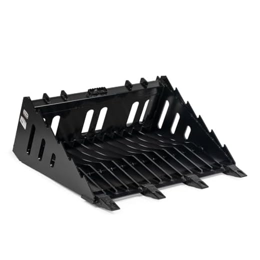 48" Fine-Grade Skeleton Rock Bucket