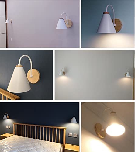Lámpara de pared única con diseño curvo abstracto e iluminación LED 6