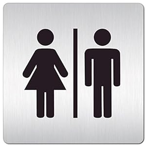 Türschilder24 Modell 258963 Türschild WC Unisex