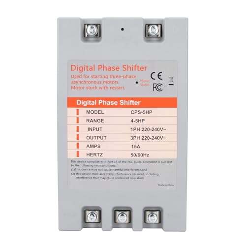 Convertidor Monofásico a Trifásico Digital 2.2-3.7kW para Motores Alta Potencia y Maquinaria Industrial Trifásica