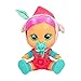 CRY BABIES Storyland Piggy | Bambola interattiva che piange lacrime vere, ispirata in una fiaba classica, con capelli e vestitini intercambiabili - Bambola funzionale per bambini dai 2 anni in su