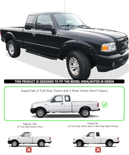 Estribos Laterales de Acero Inoxidable para Ford Ranger miniatura 2
