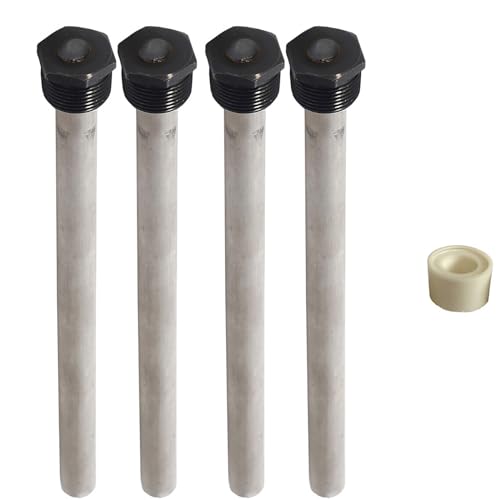 Eleventree 4 Pack RV Water Heaters Magnesium Anode Rod, Anode rods for rv Water Heater,Extends The Life of Suburban and Mor-Flo Water Heaters Tank-Magnesium