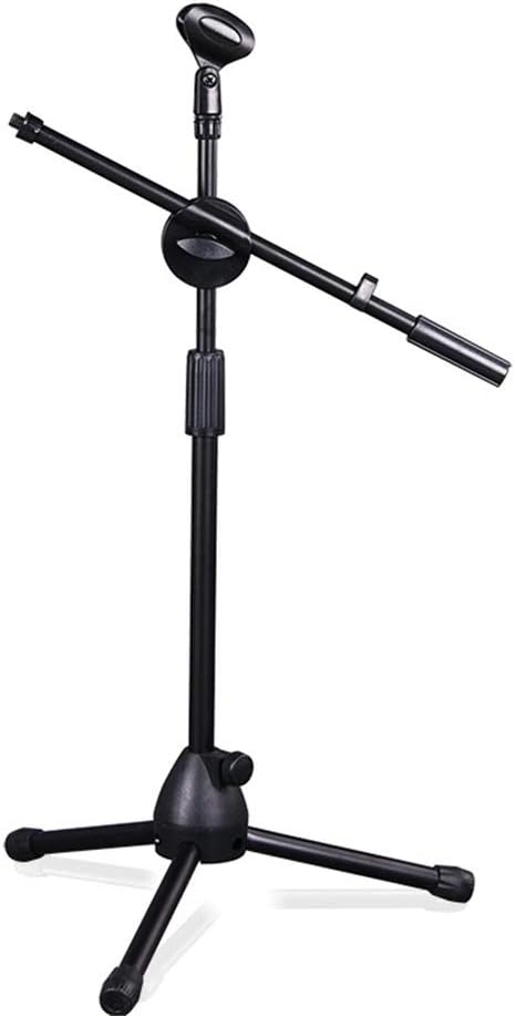 実用的なマイクスタンド ギター二胡音源階のミニバージョンは、マイク・トライアングルブラケットスタンド 幅広い用途 (色 : Blac