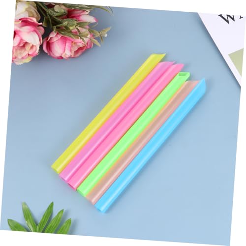 Wakauto 100 pcs Pitillos desechables diámetro grande 19 cm miniatura 5