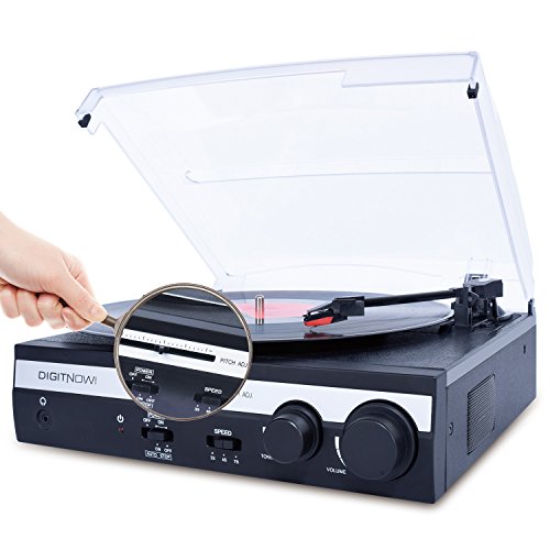 DIGITNOW! Turntable Vinyl LP Record Player/Converter with Pitch Control