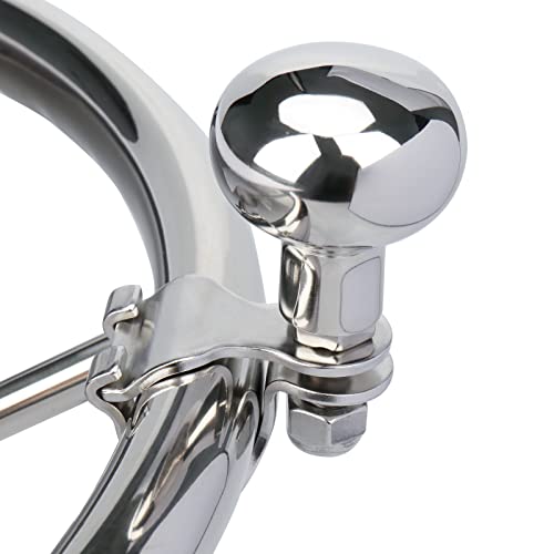 Boat Steering Wheel Knob 316 Stainless Steel Marine Steering Wheel Knob Spinner Suicide Knob for Boat Pontoon Boats YachtsSmall Knob