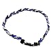 Leegoal Baseball Necklace Royal Black White 18"