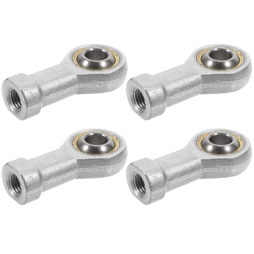 UKCOCO 4pcs M10x1.25 Fish Eye Radial Rod End Joint Metal Bearings Threaded Bearing for Machine Rod End Assembly Industrial Use