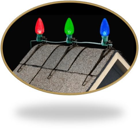 Christmas Light Clips for Ridge Line of Roof (pkg Qty 100)