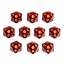10pcs D20 Red
