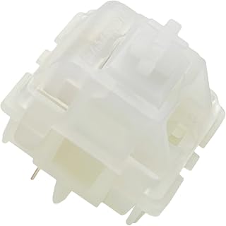 Gateron KS-3X1 ホワイトスイッチ 5ピン 35gf RGB LED メカニカルゲームキーボード用 MX(36PCS)対応
