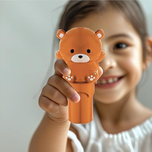 Image of Stamp On Rusty, The Bear, Sticker Stamp and Activity Pad with 10 Pages, 100 Stickers, 1 Stamp Toy Collectible Figure, Fun Learning Activity, Return Gifts for Children from 3 Years