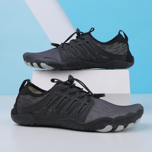 Image of Hike Barefoot Shoes Womens Men,Unisex Barefoot Water Shoes Breathable, Anti-Slip Hiking Footwear for Athletic Wide Toe Shoe Footwear for Hiking, Walking, Running, Yoga, and Water Sports