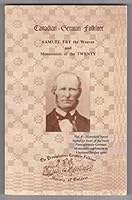 Samuel Fry the Weaver and Mennonites of the Twenty - Canadian-German Folklore Volume 8 B00C8EW842 Book Cover