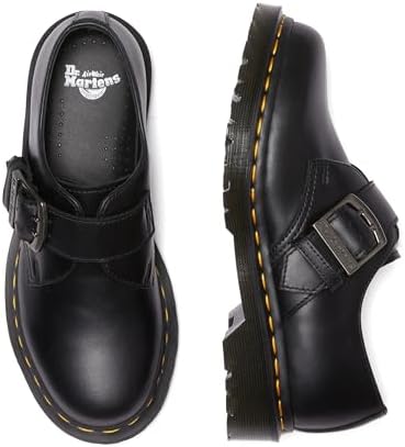 Dr. Martens Women's 1461 Oxford, Black Classic Pull Up, 7 | Image 2