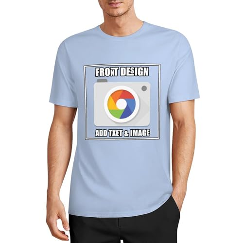 Custom T Shirts Personalized Shirts with Logo Photo Design Your Own Tee Shirt for Men Women, Picture Print Custom Shirts2