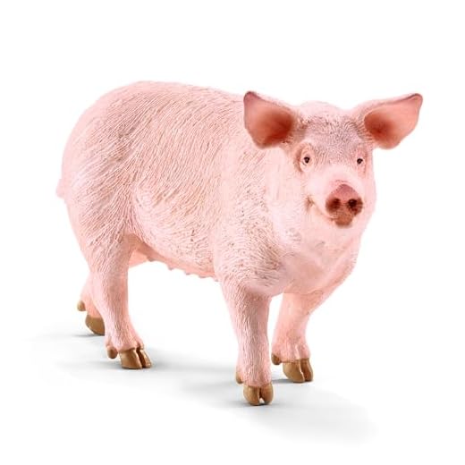 Schleich Farm World - Pig Toy Figurine - Kids Ages 3+ | 17071