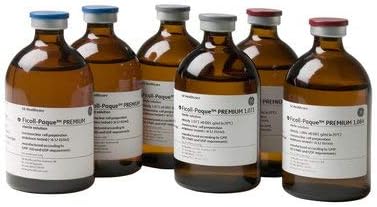 Cytiva 17-5442-02 Ficoll-Paque Premium Cell Separation Liquid Media, 100 mL Volume (Pack of 6)