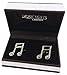 PENDIENTES - Music Gift Cufflinks Quavers